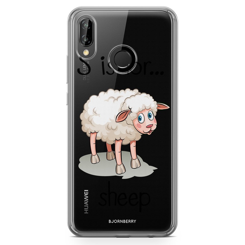Huawei P20 Lite Fashion Skal - S is for Sheep