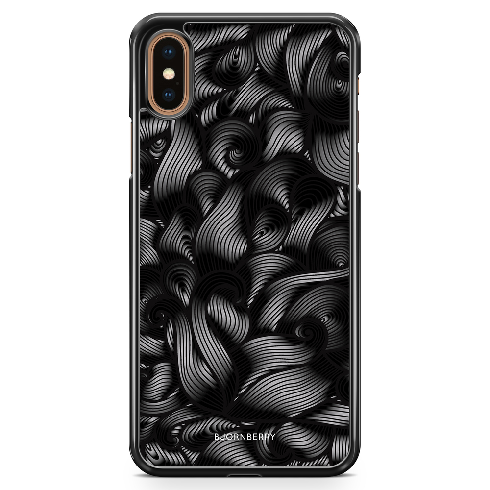 iPhone XS Max Case - Black Waves
