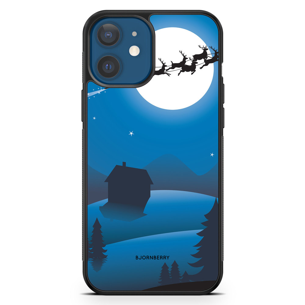 iPhone 12 Mini Case - Festive Sleigh