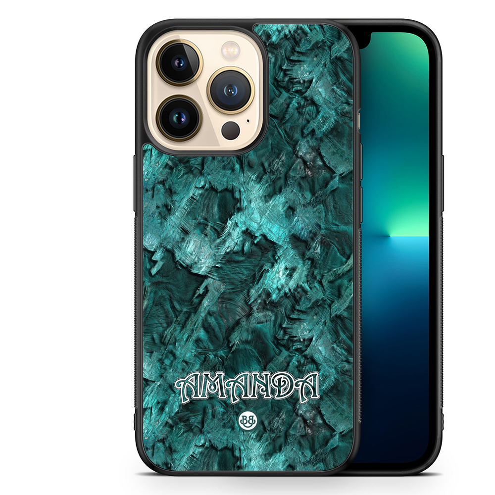 iPhone 13 Pro Custom Case - Green Name