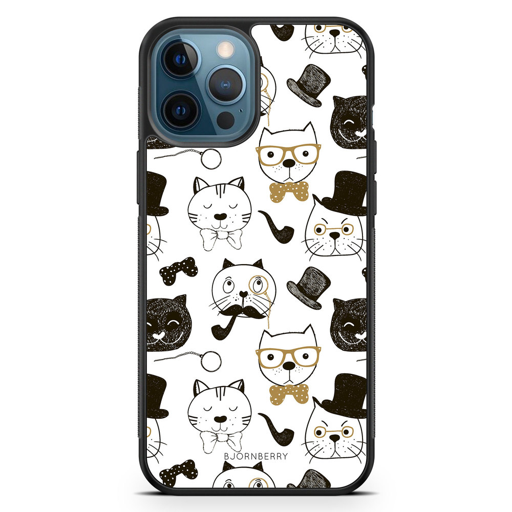 iPhone 12 Pro Case - Cartoon Cats