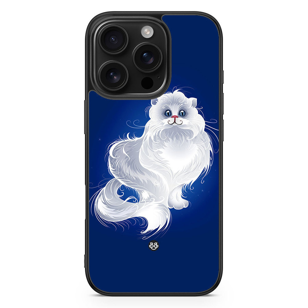 iPhone 16 Pro Case - White Cat