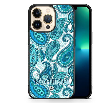 iPhone 13 Pro Custom Case - Paisley Name