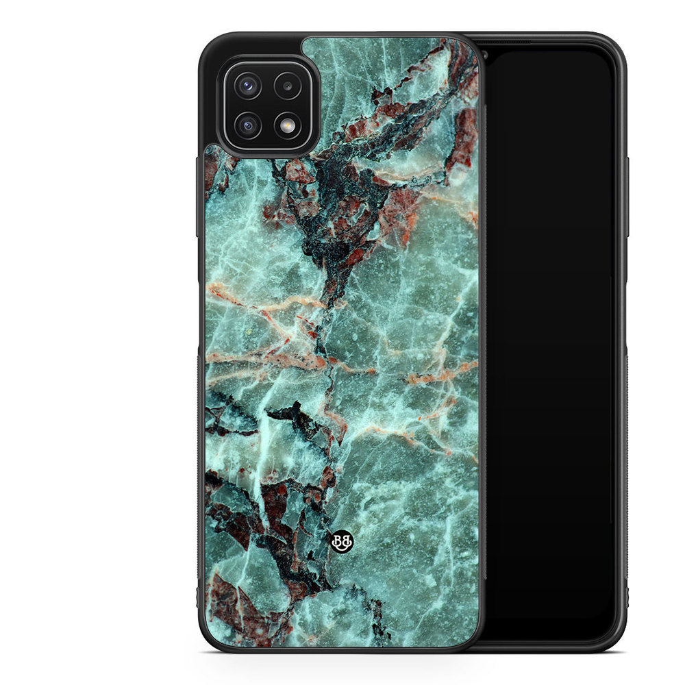Samsung Galaxy A22 5G Case - Green Marble