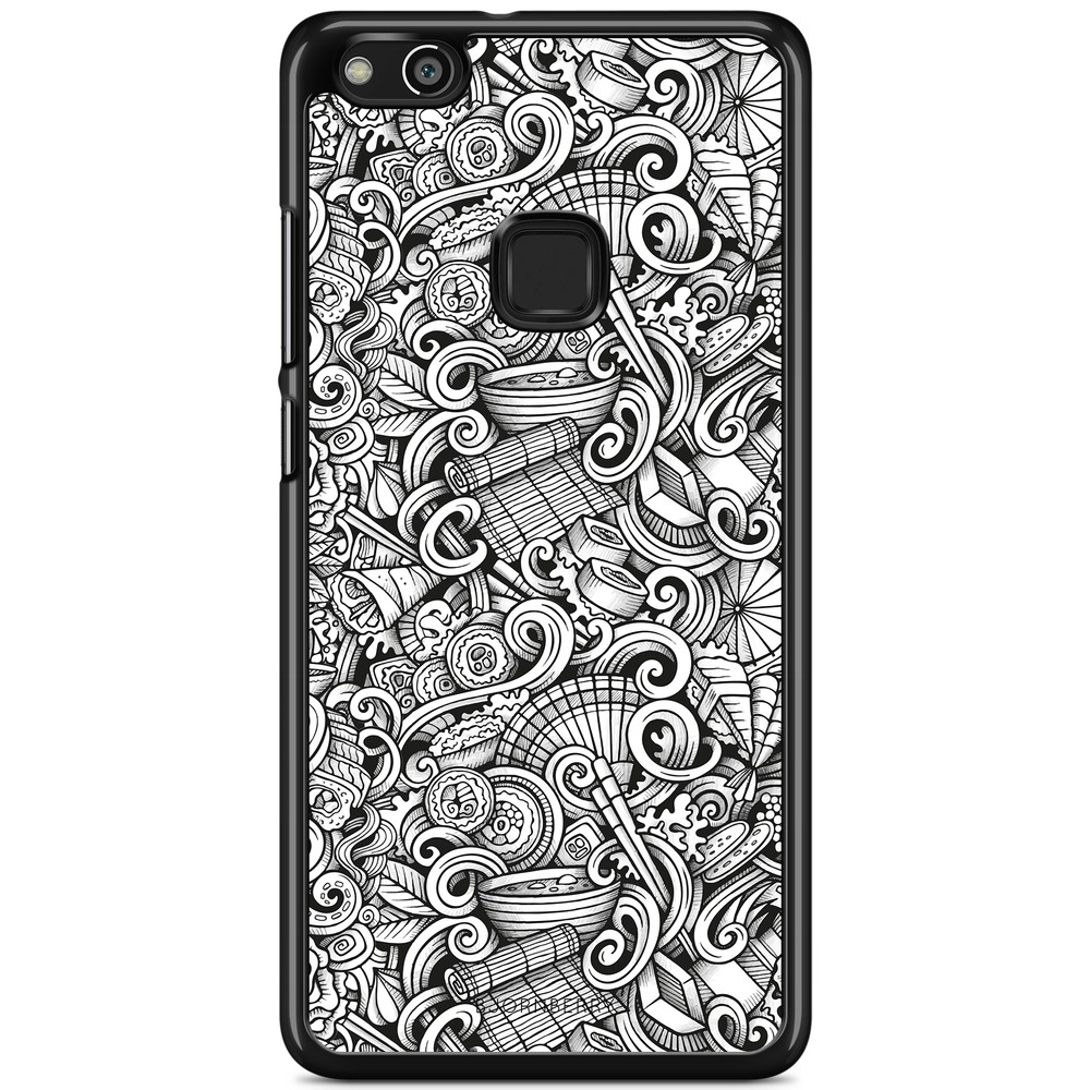 Huawei P10 Lite Case - Japanese Pattern