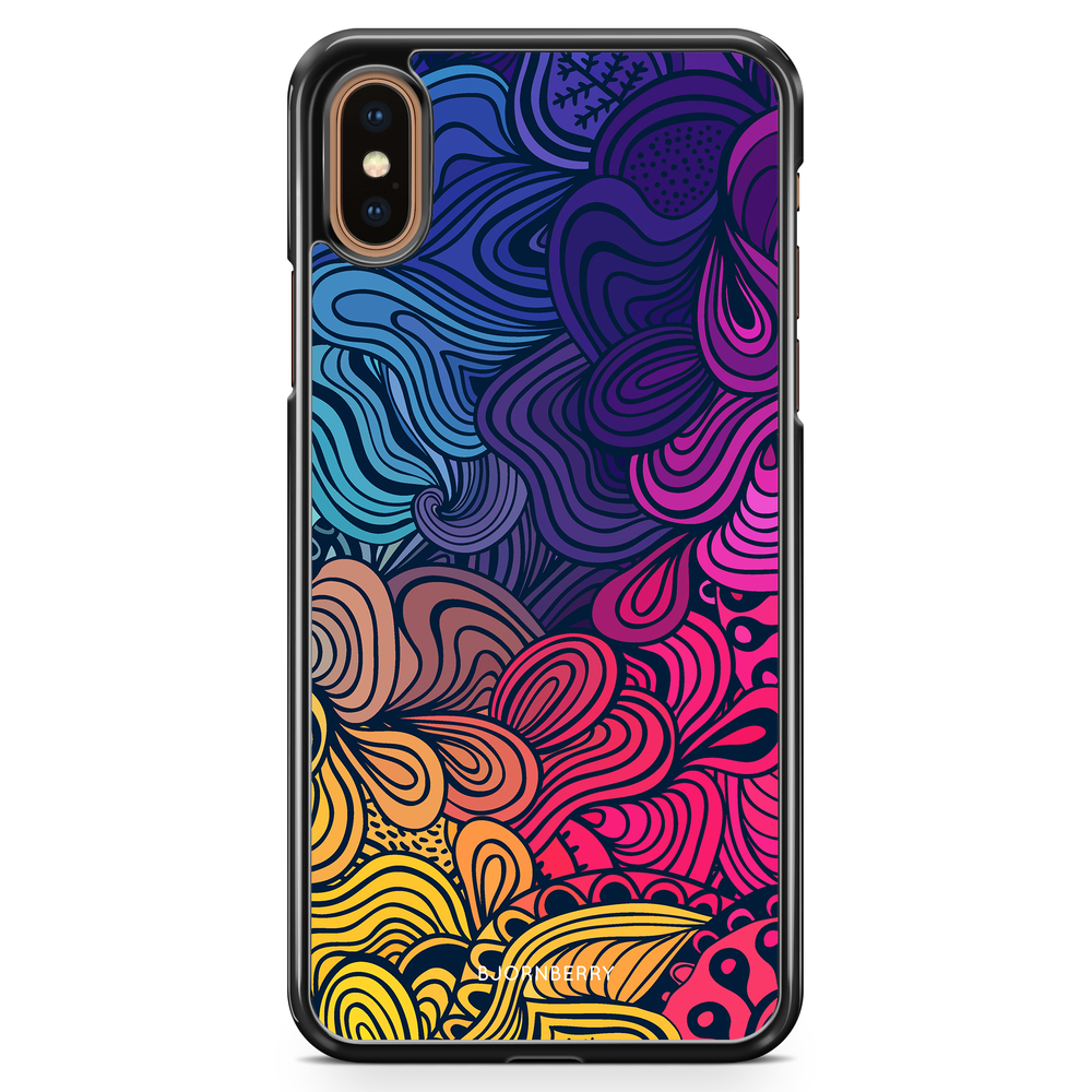 iPhone XS Max Case - Retro Flowers