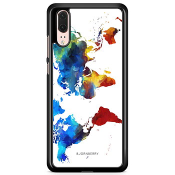Huawei P20 Skal - Världskarta