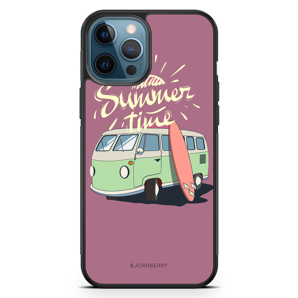 iPhone 12 Pro Case - Summer Van (Pink)