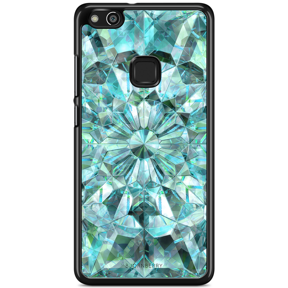 Huawei P10 Lite Case - Green Crystals