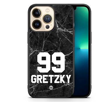 iPhone 13 Pro Custom Case - Black Marmor Number