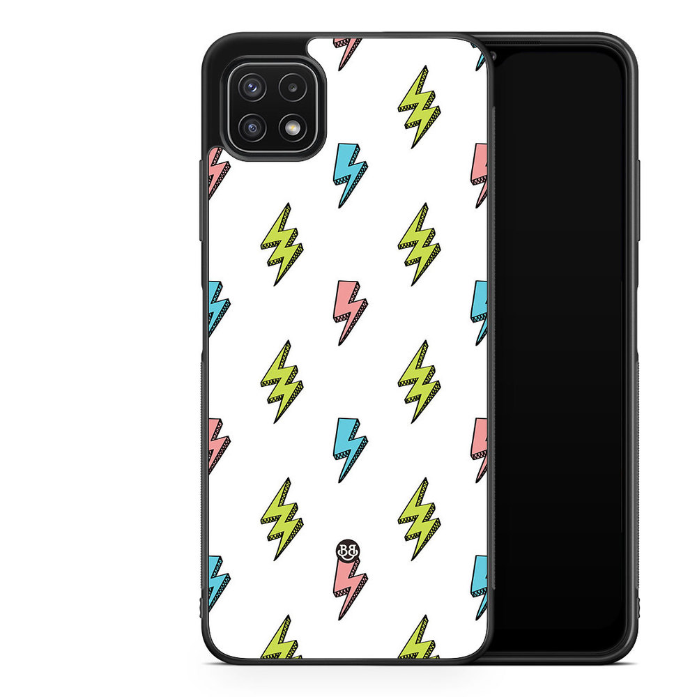 Samsung Galaxy A22 5G Case - Lightning Bolts
