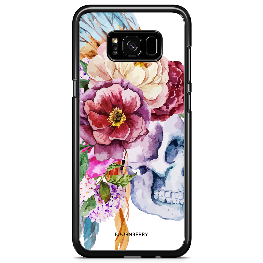 Samsung Galaxy S8 Plus Case - Skull & Flowers