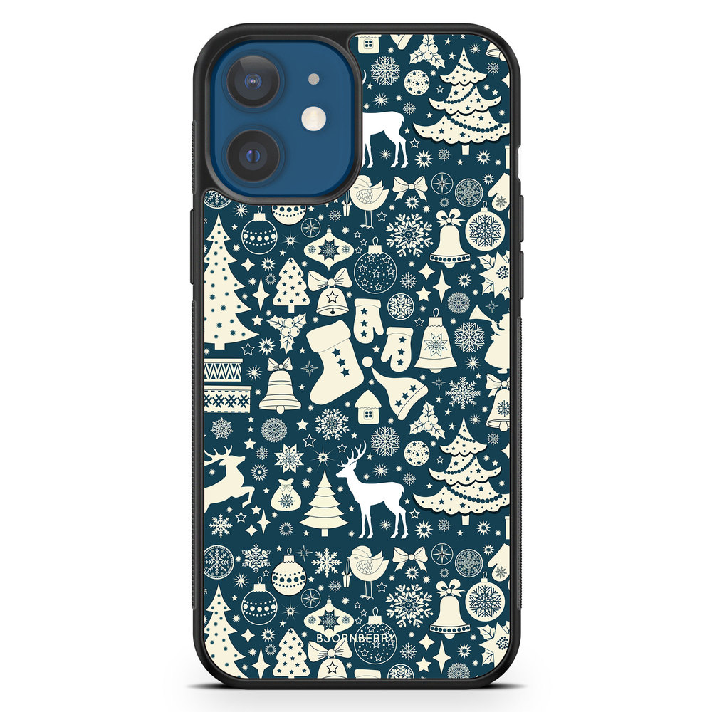 iPhone 12 Mini Case - Reindeers & Spruces