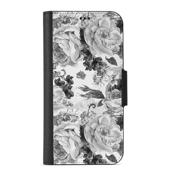 Naive iPhone 8/SE (2022/2022) Plånboksfodral  - Grey Roses