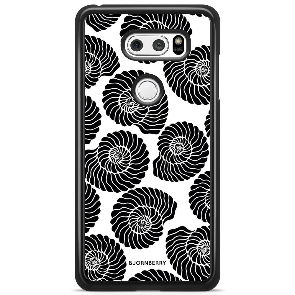 LG V30 Case - Seashell BW