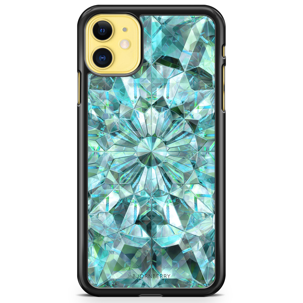 iPhone 11 Case - Green Crystals