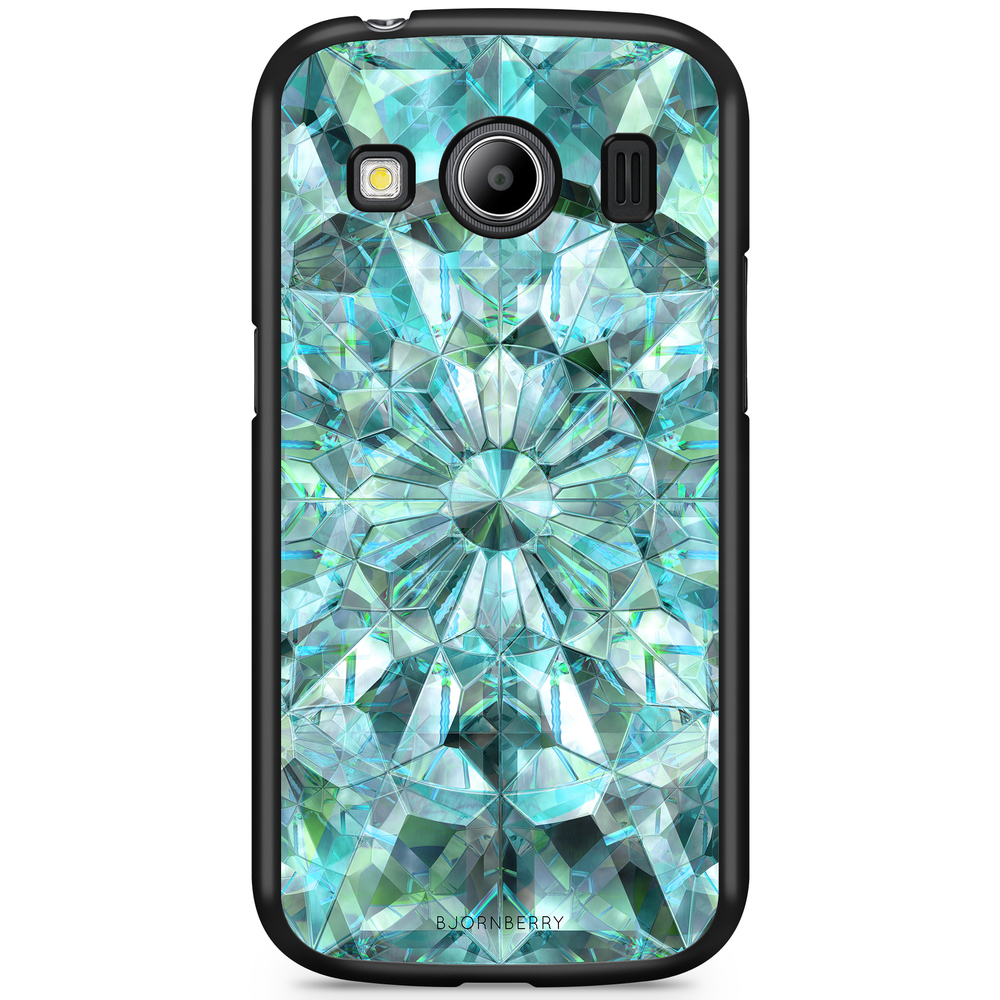 Samsung Galaxy Ace 4 Case - Green Crystals