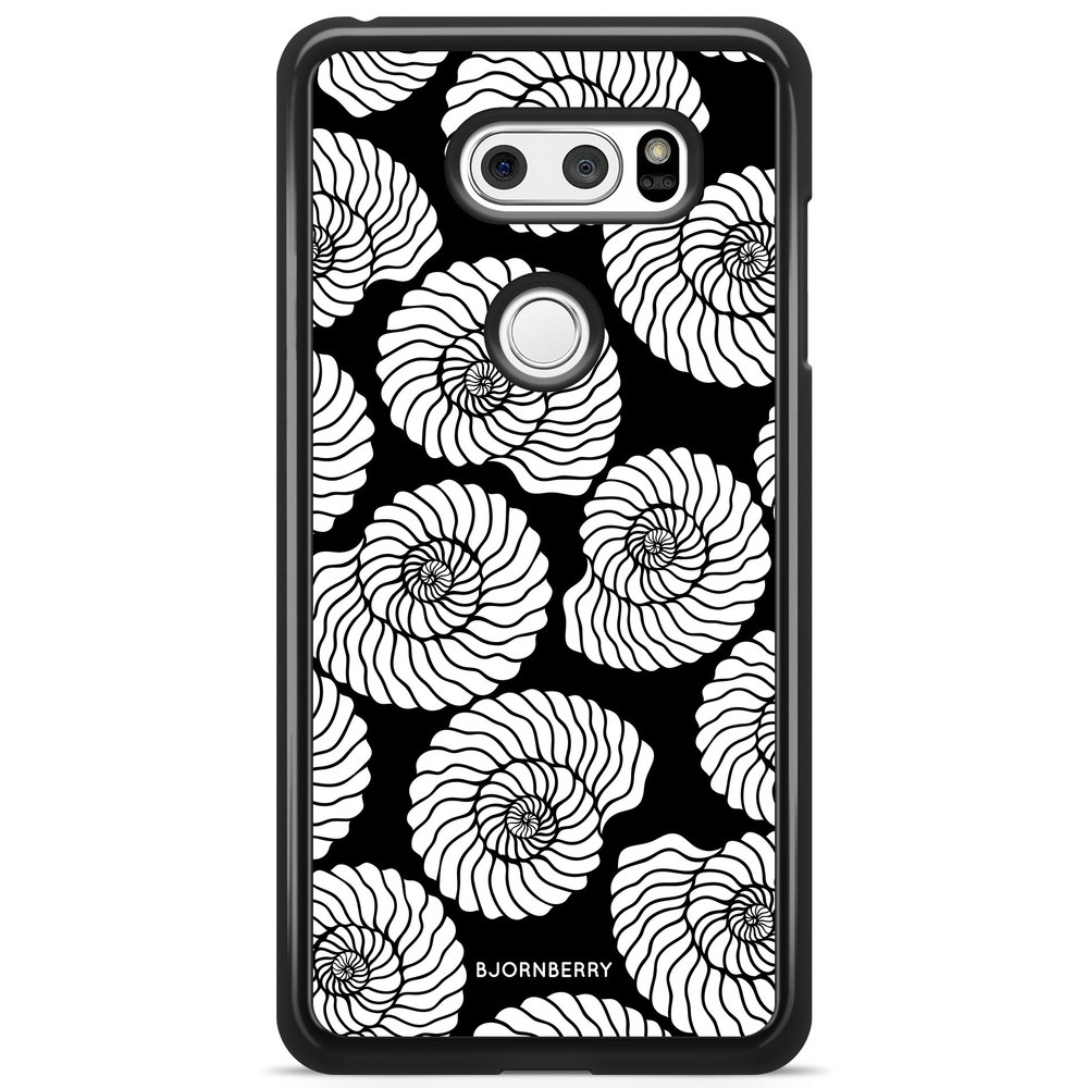 LG V30 Case - Seashell BW
