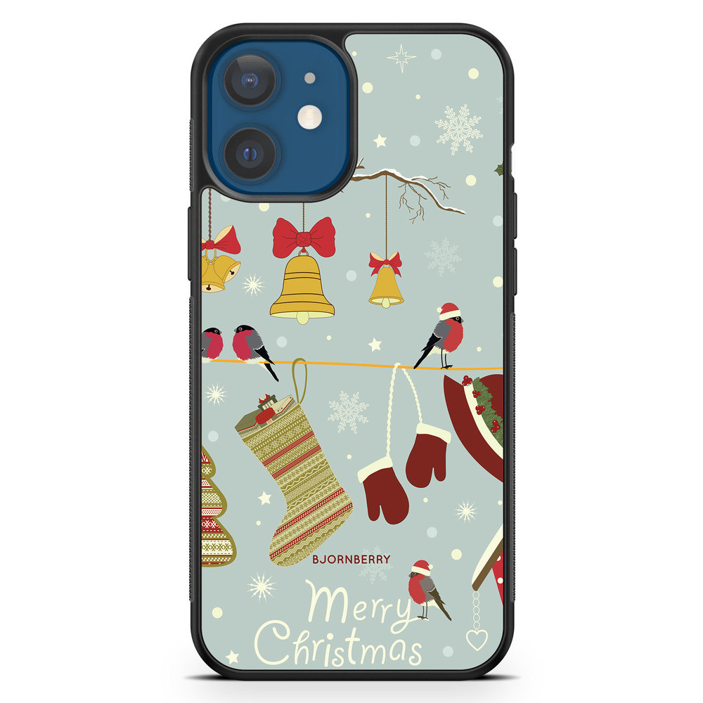 iPhone 12 Mini Case - Christmas Owls
