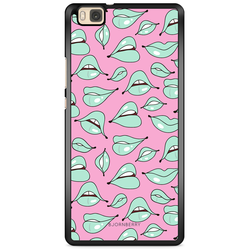 Huawei P8 Lite Case - Green Lips