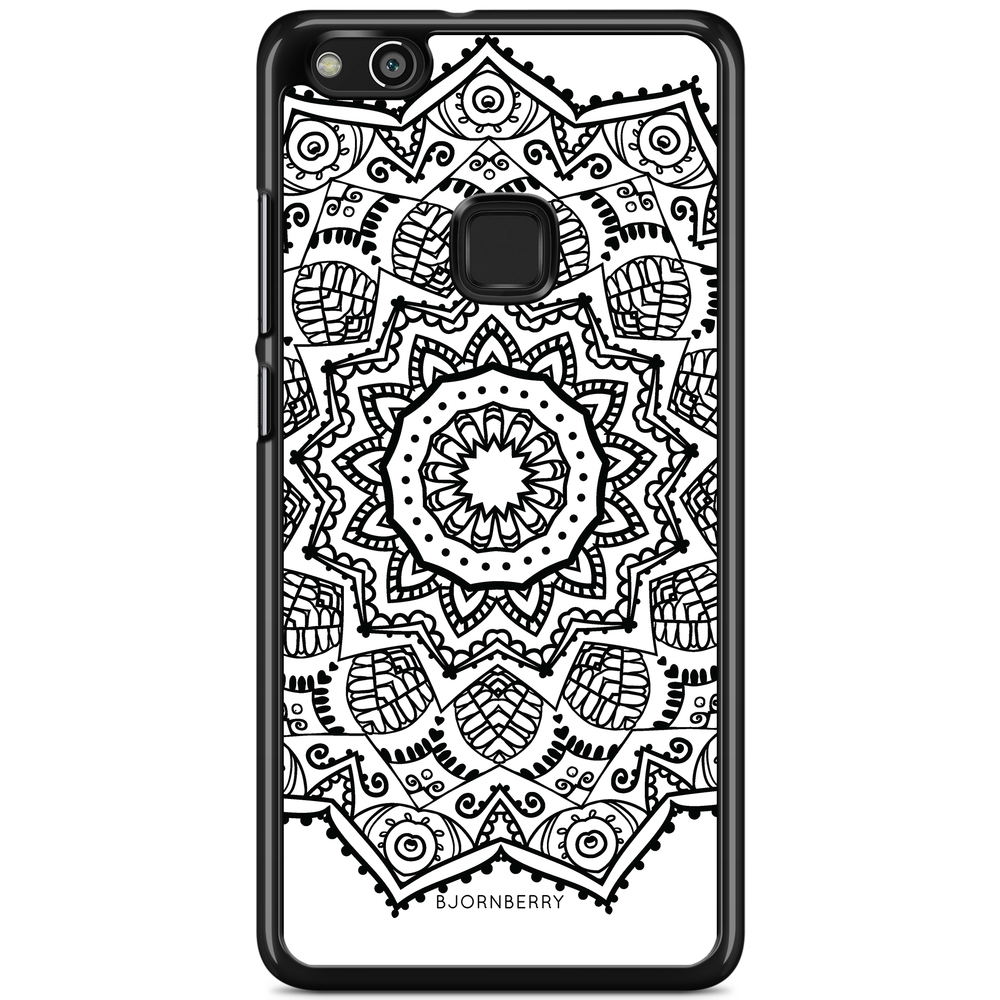 Huawei P10 Lite Case - Black Mandala