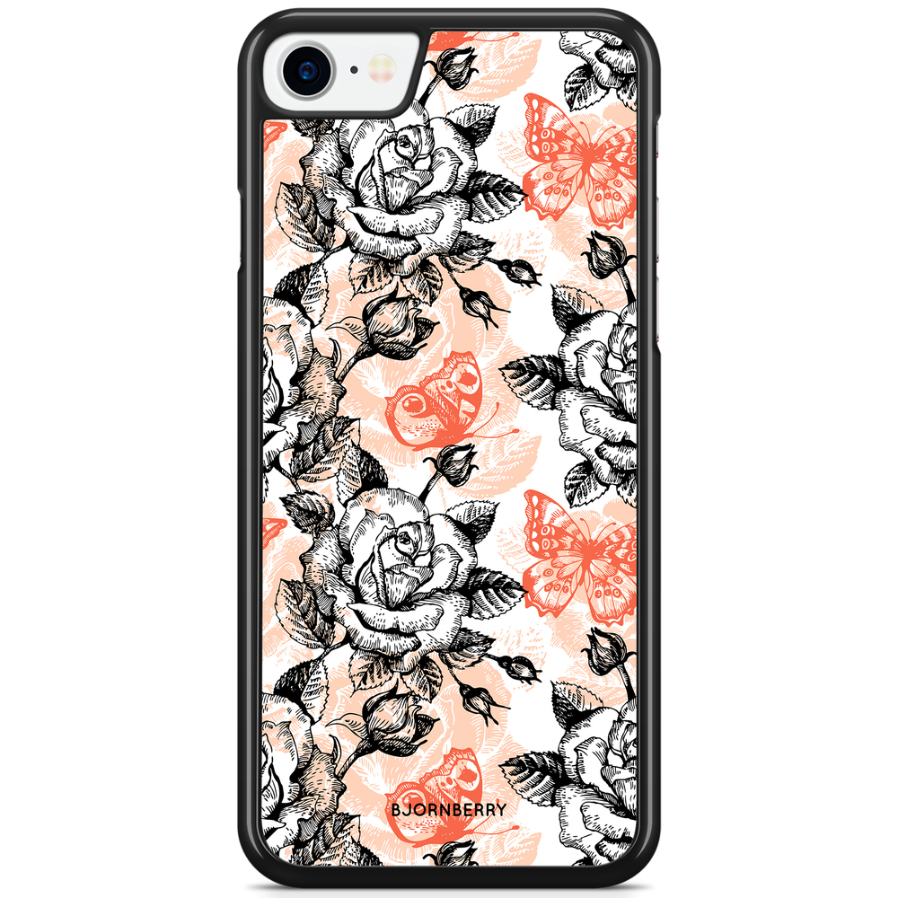 iPhone 8 / iPhone SE (2022/2020) Case - Roses & Butterflies
