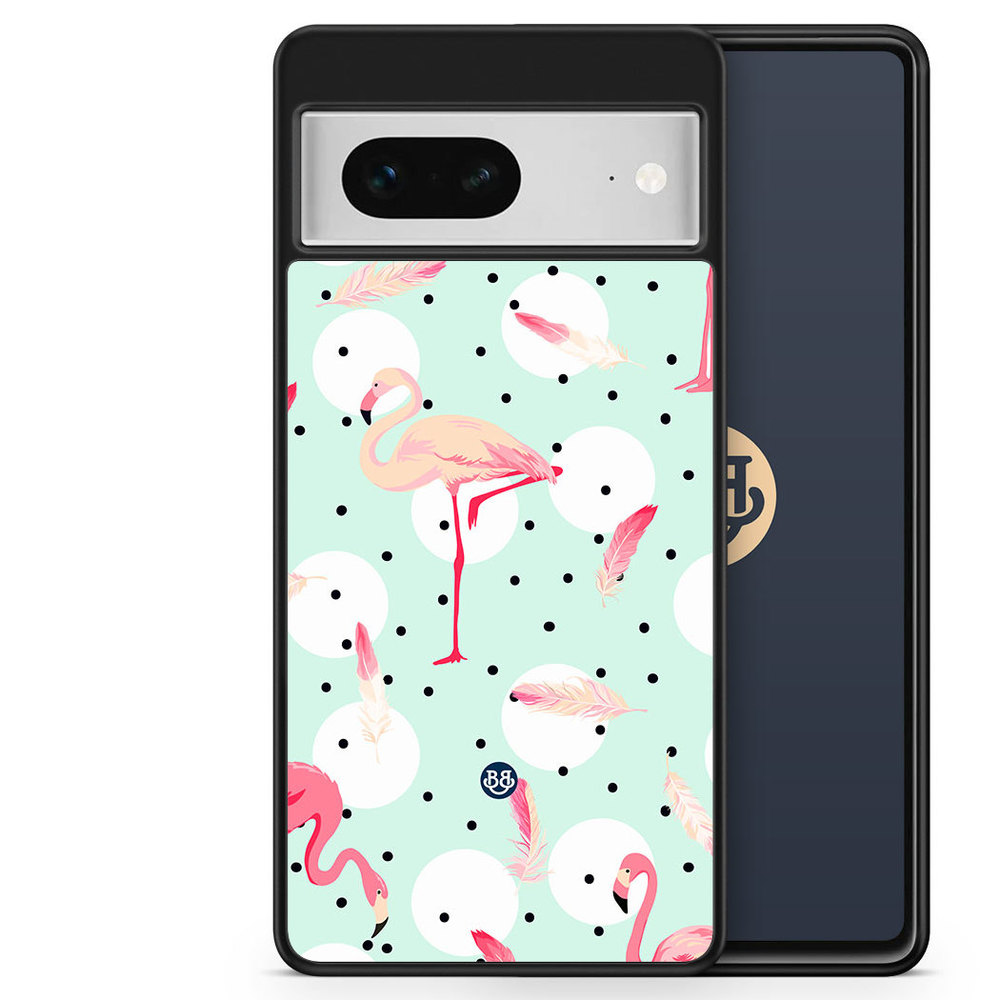 Google Pixel 7 Skal - Flamingos