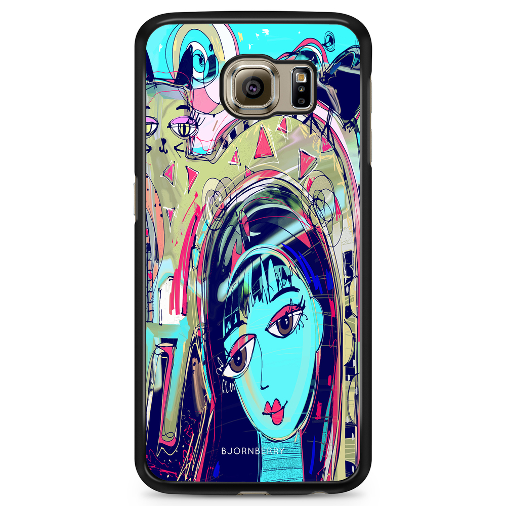 Samsung Galaxy S6 Edge+ Case - Abstract Cat