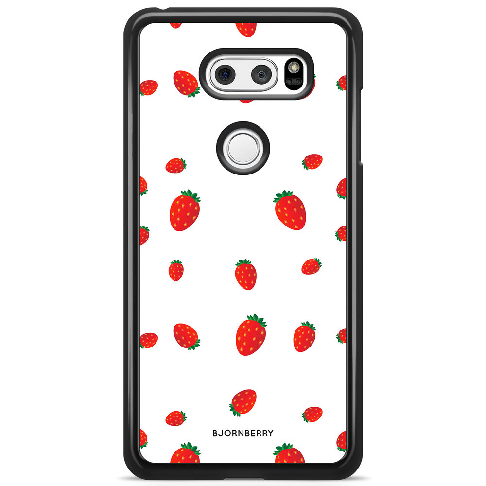 LG V30 Case - Strawberry Pattern