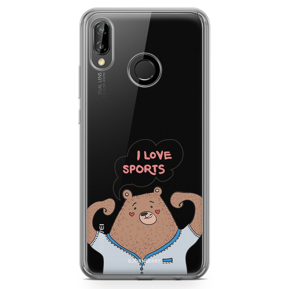 Huawei P20 Lite Fashion Case - I love sports
