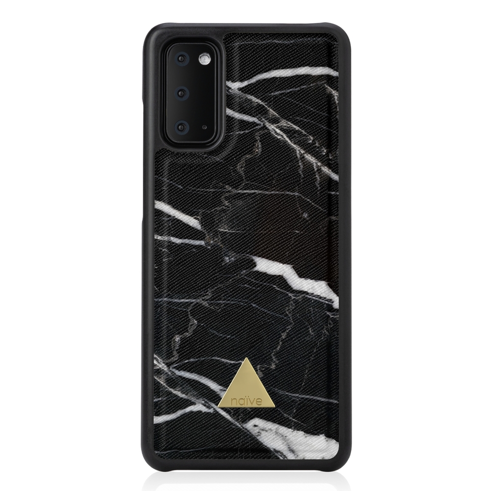 Naive Samsung Galaxy S20 FE Case - Black Marble