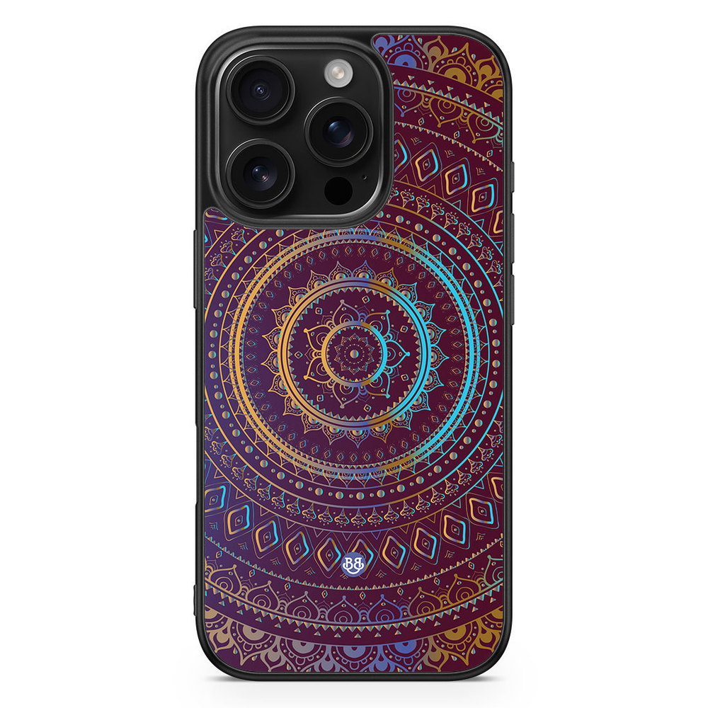 iPhone 16 Pro Case - Purple Mandala
