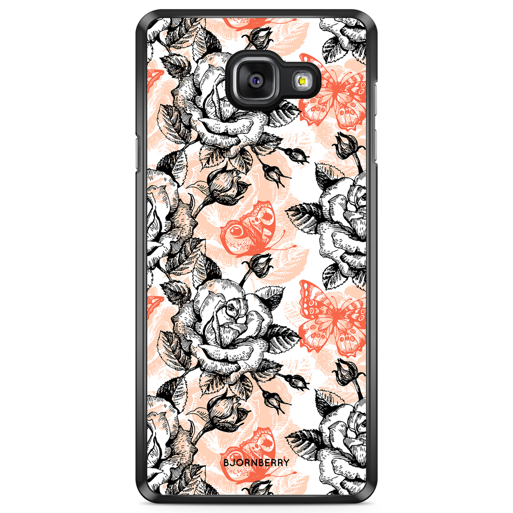 Samsung Galaxy A5 6 (2016) Case - Roses & Butterflies