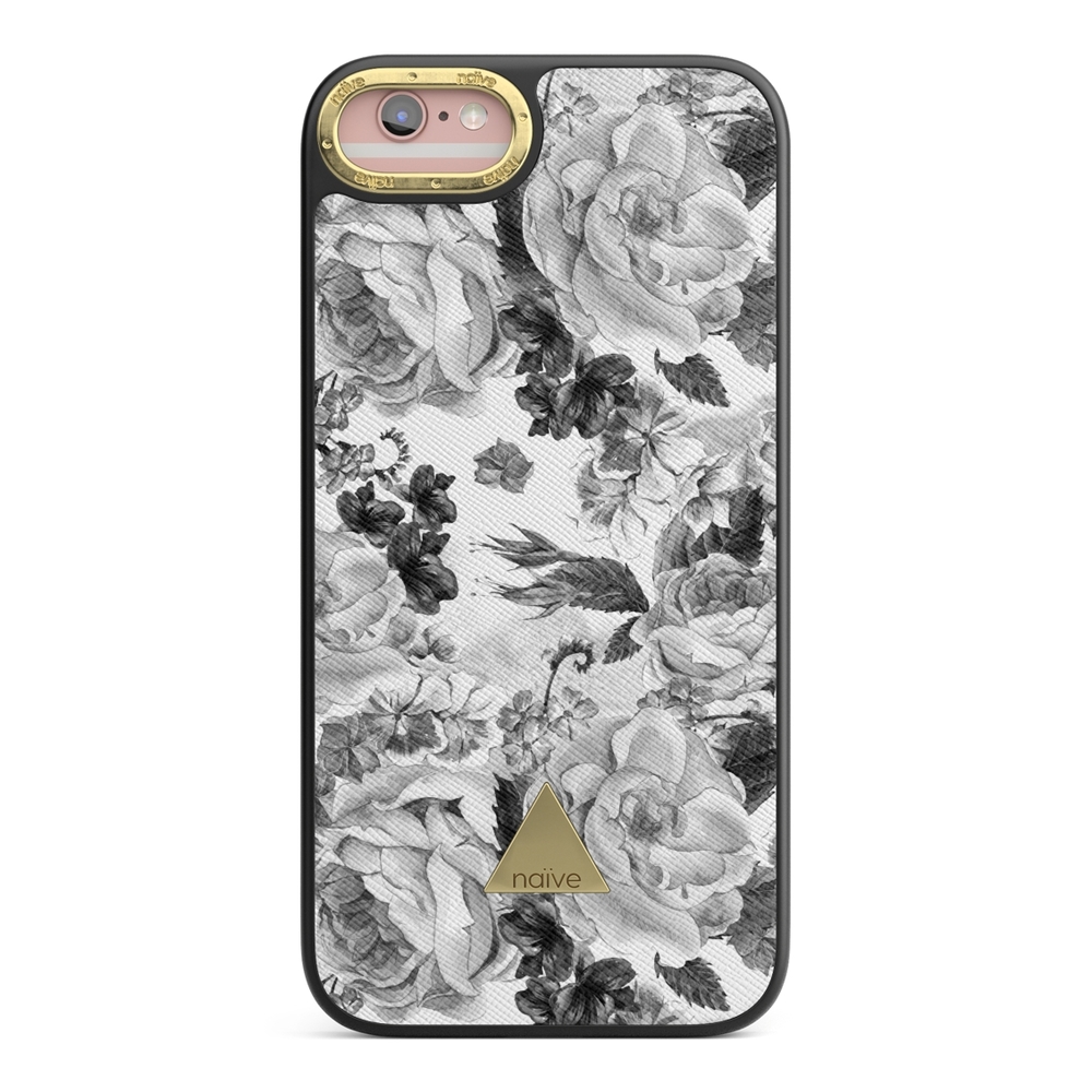 Naive iPhone 6/6s Case - Grey Roses