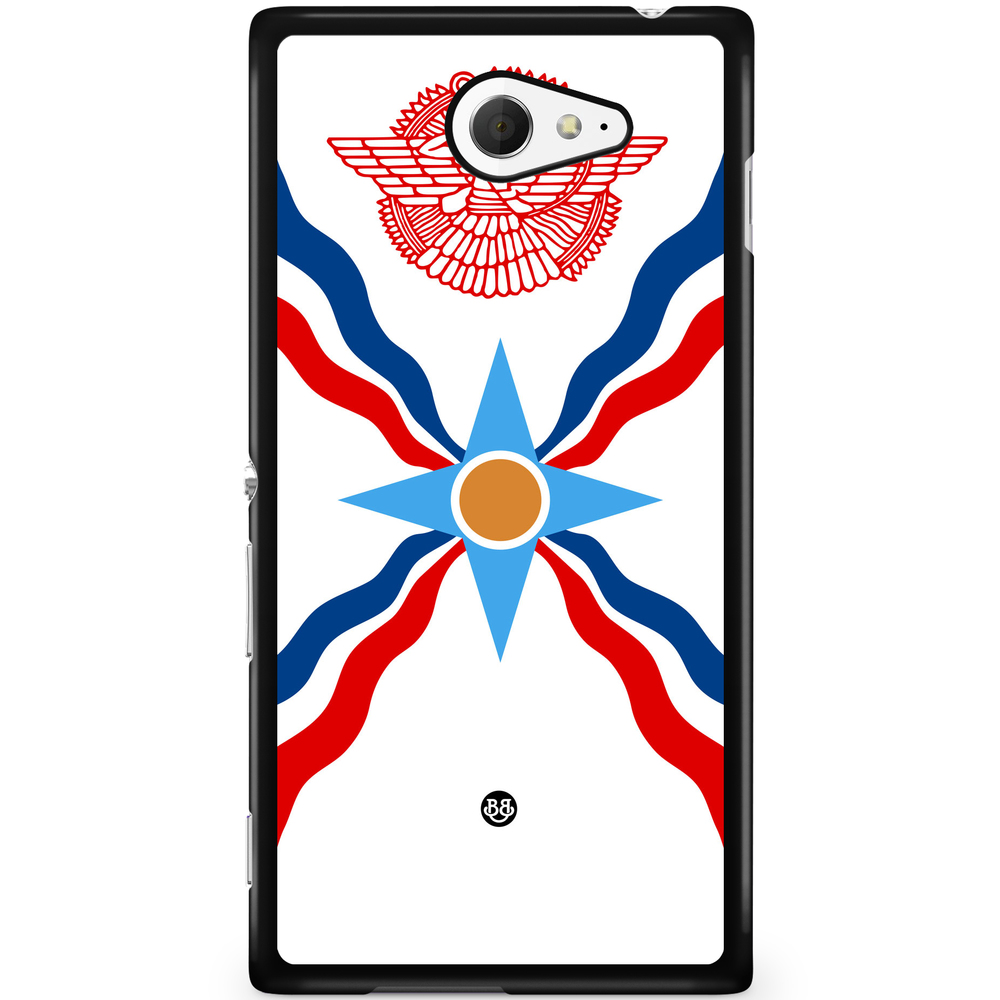 Sony Xperia M2 Aqua Case - Assyrian flag