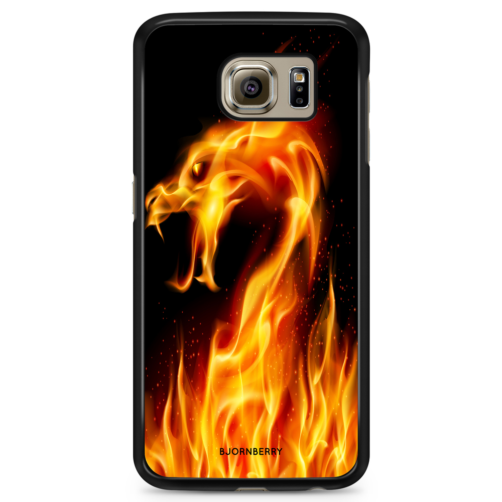 Samsung Galaxy S6 Case - Flames Dragon