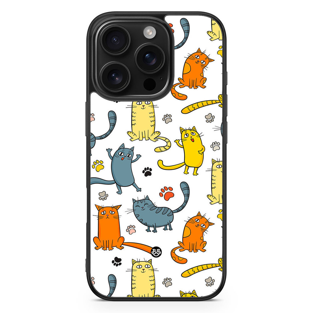 iPhone 16 Pro Case - Cat Pattern