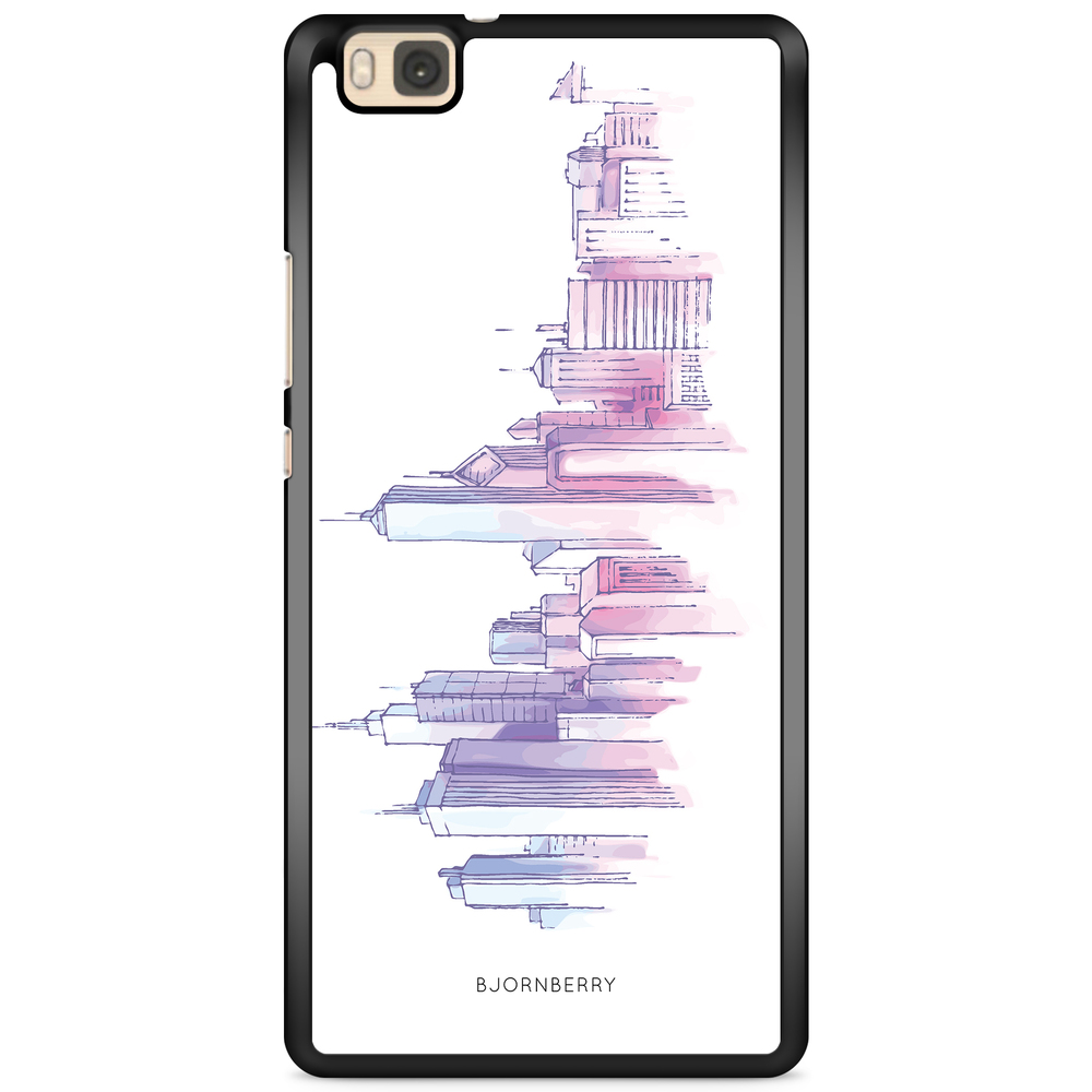 Huawei P8 Lite Case - Watercolor Skyline