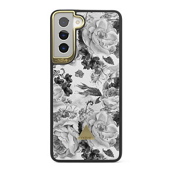 Naive Samsung Galaxy S21 Plus Skal - Grey Roses