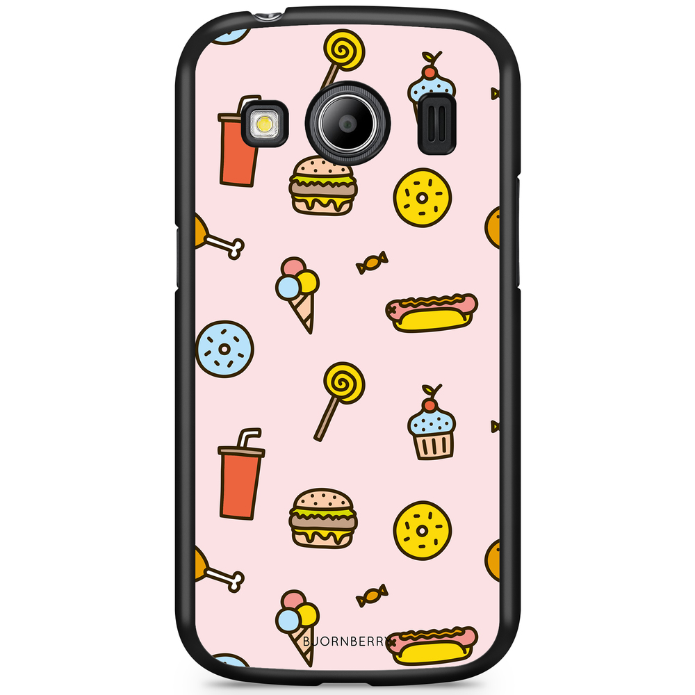 Samsung Galaxy Ace 4 Case - Junk Food Pattern
