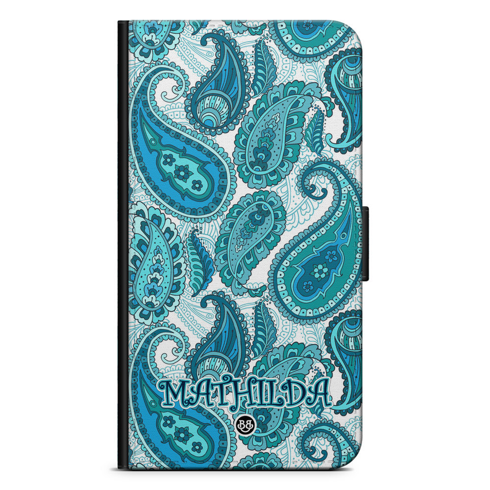 Samsung Galaxy S20 Custom Wallet Case - Paisley Name