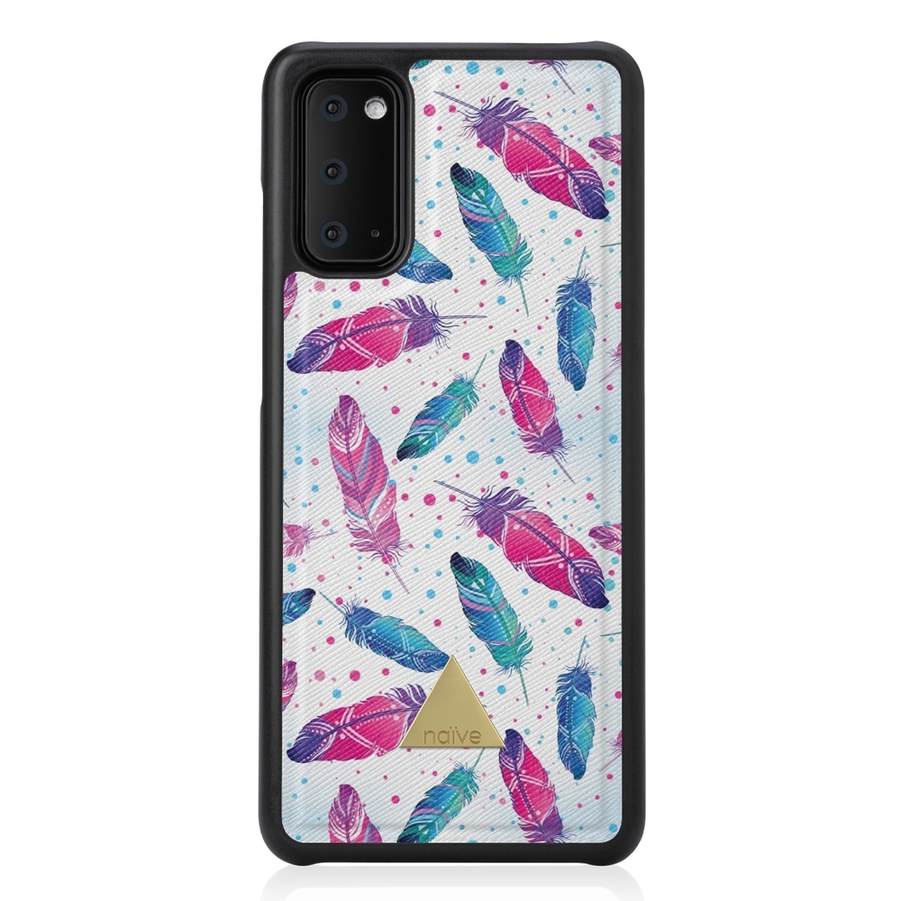 Naive Samsung Galaxy S20 FE Case - Feathers