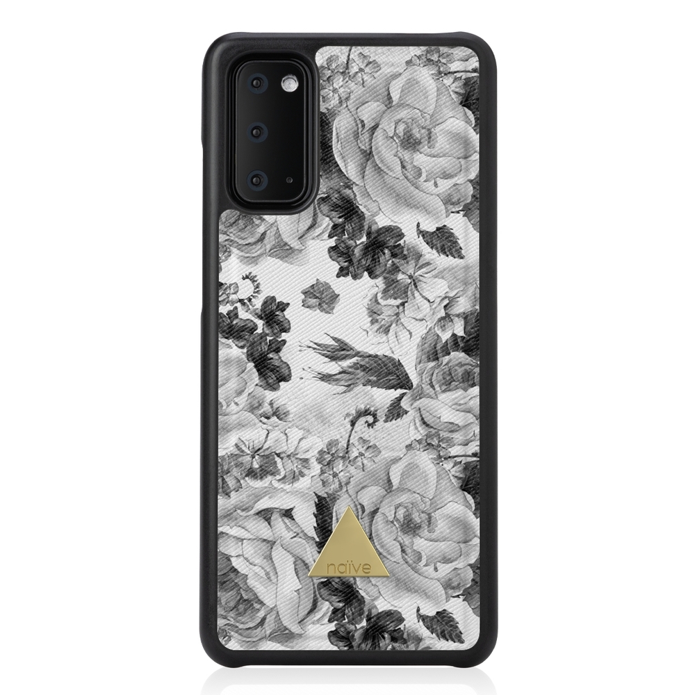 Naive Samsung Galaxy S20 FE Case - Grey Roses