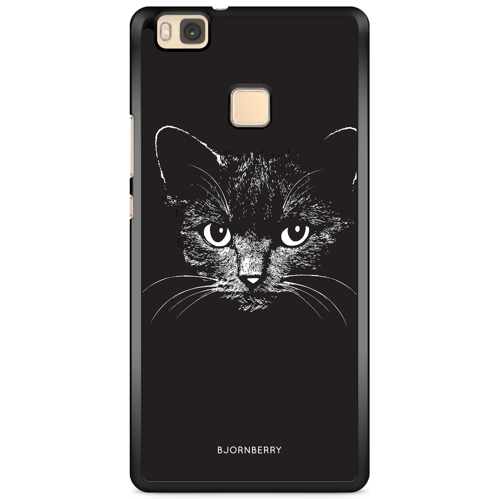 Huawei P9 Lite Case - Black/White Cat