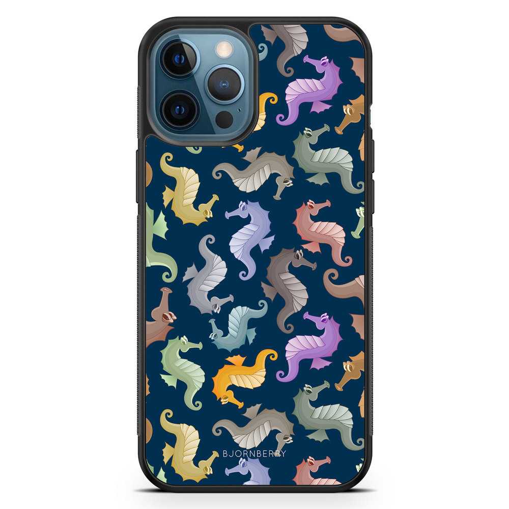 iPhone 12 Pro Case - Cartoon Sea-Horse