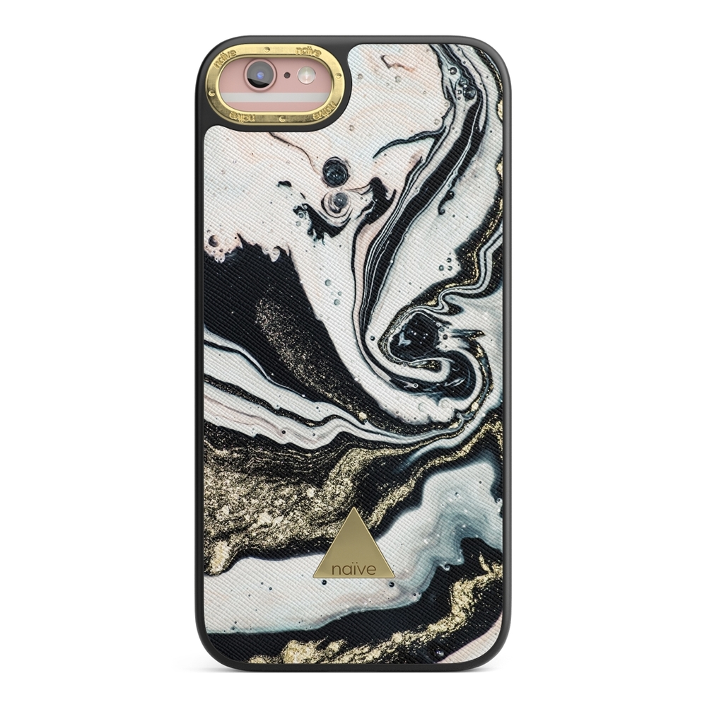 Naive iPhone 6/6s Case - Golden Swirl