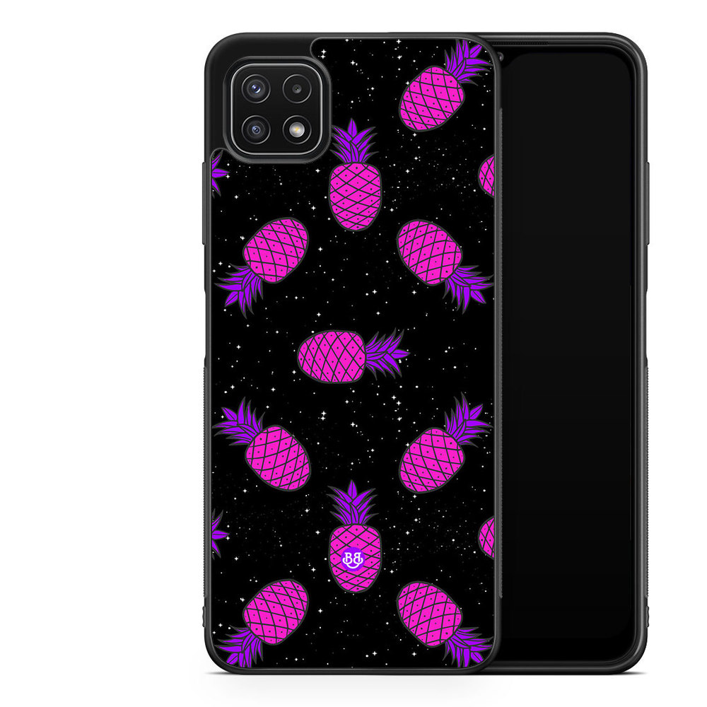Samsung Galaxy A22 5G Case - Space Pineapple