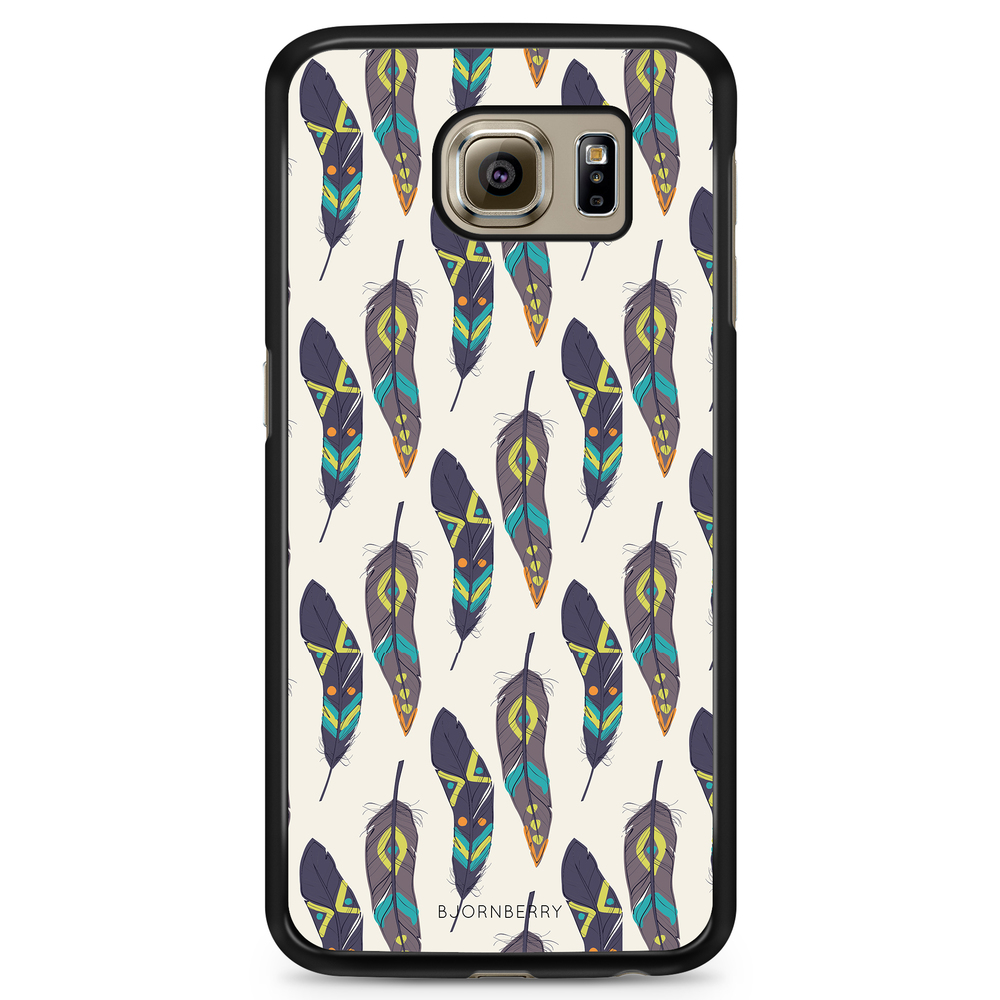 Samsung Galaxy S6 Case - Ethnic Feathers