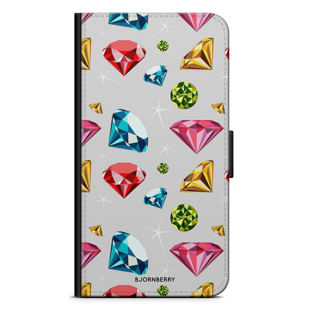Samsung Galaxy S9 Wallet Case - Diamond Pattern