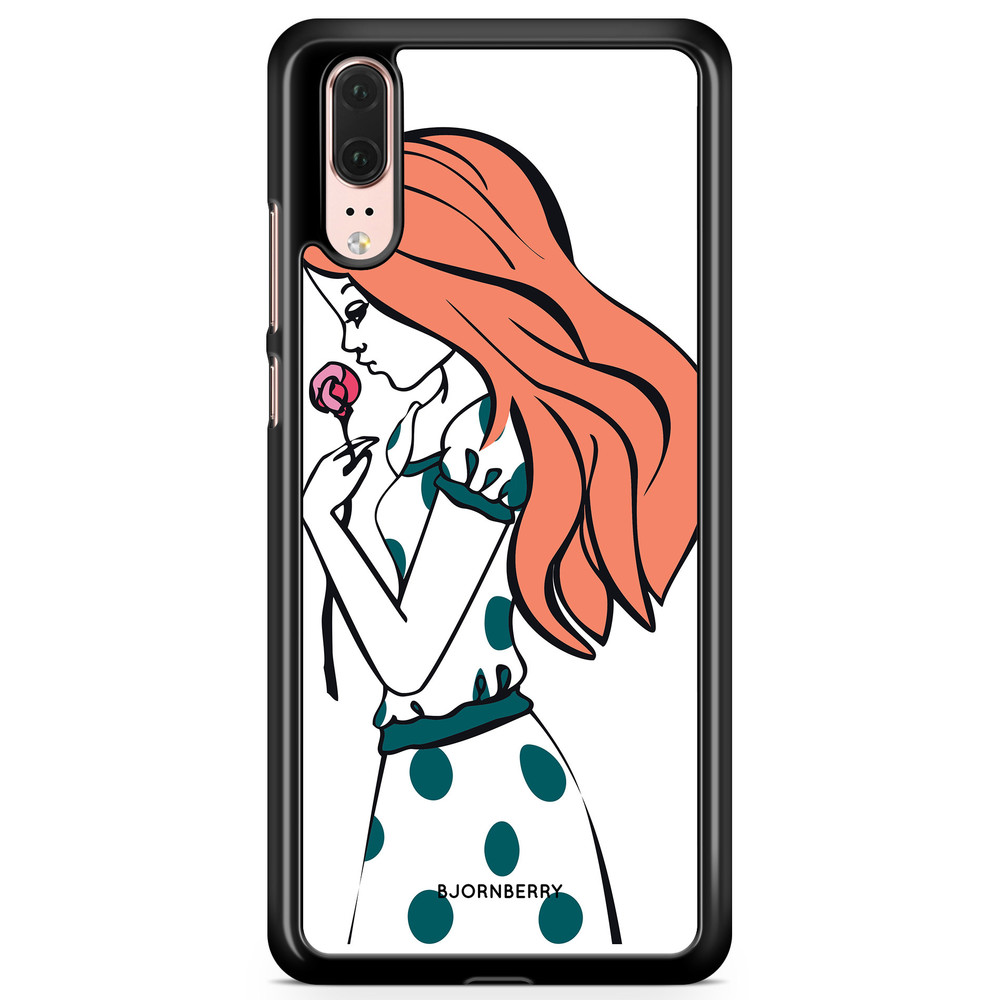 Huawei P20 Case - Girl Rose